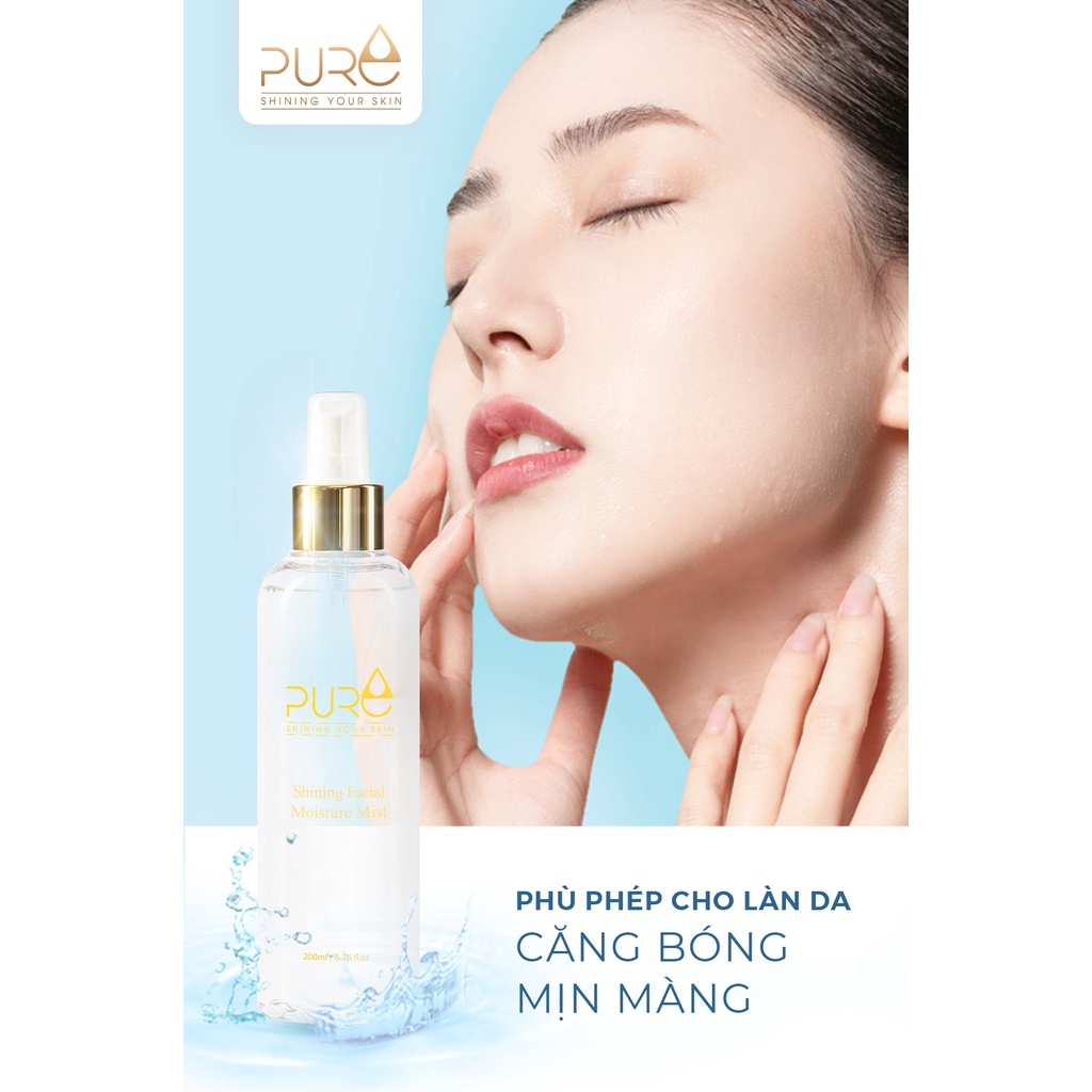 Xịt Khoáng Tươi Pure Cung Cấp Độ Ẩm, Cân Bằng Độ Ph Cho Làn Da