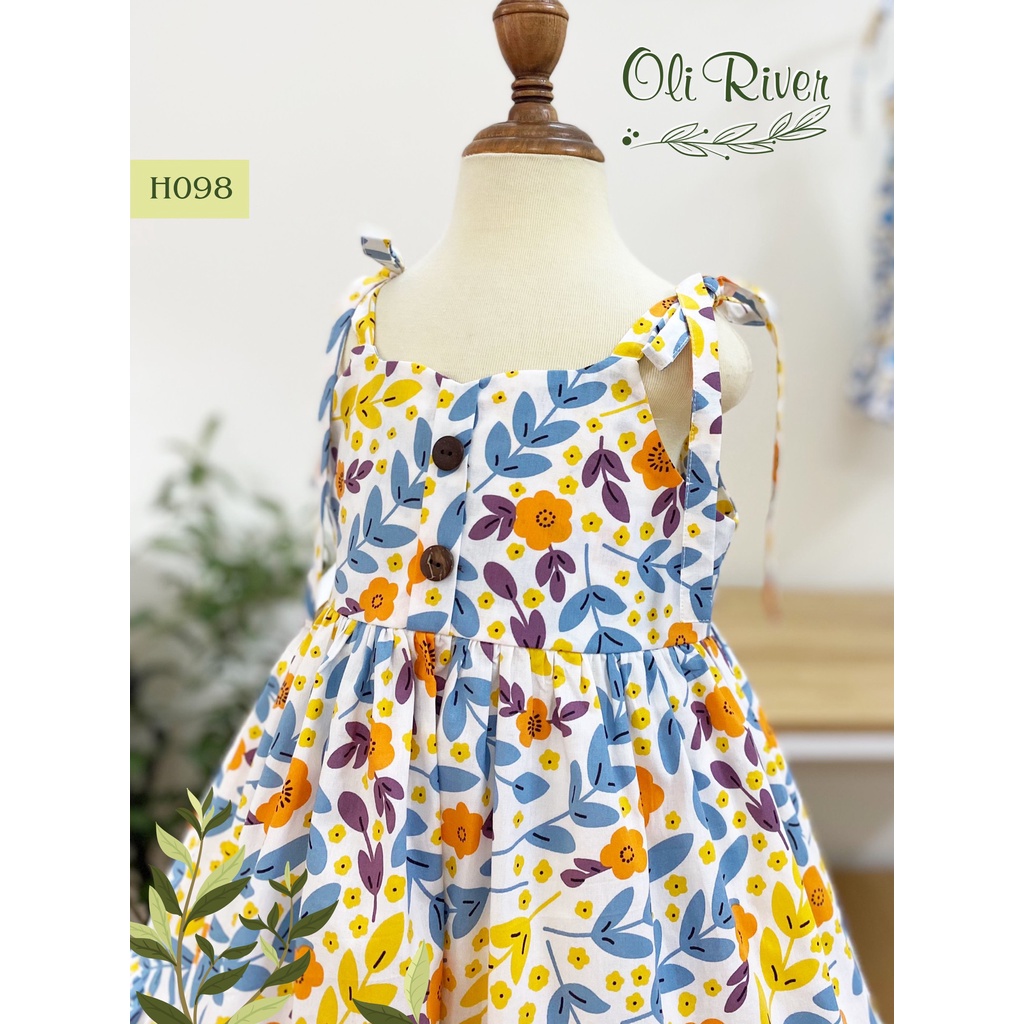 VÁY OLIRIVER HAI DÂY CHO BÉ GÁI