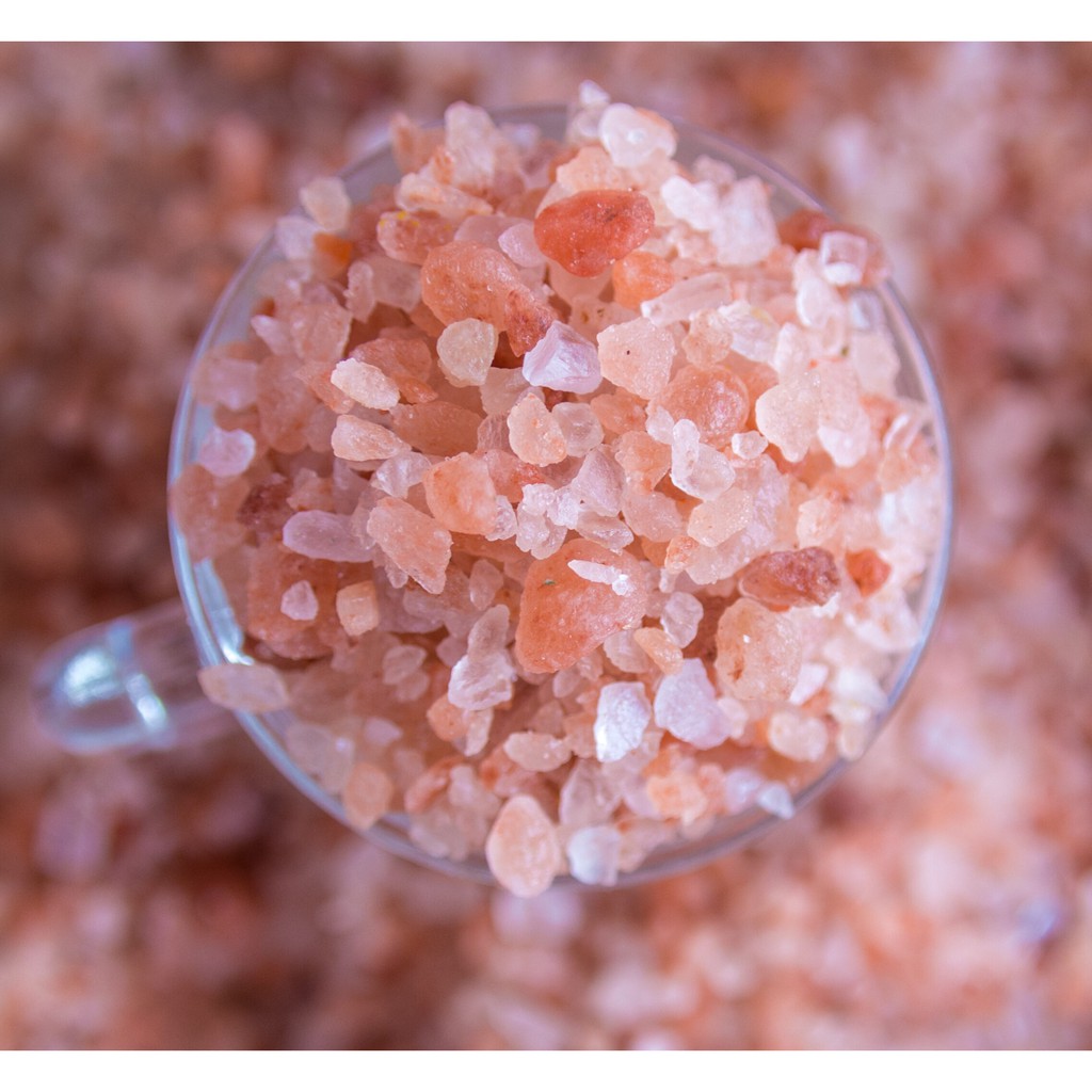 Muối hồng loại lớn Himalayan Pink Rock Salt 1kg
