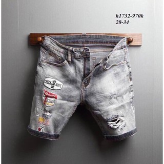 Quần short jean nam quần sooc nam quần sort nam co giãn quần sọt nam thời trang hàn quốc annashop097 – qsjn09