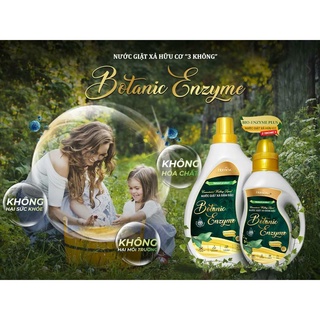 [MUA 1 TẶNG 1] Nước Giặt Xả Organic Thật Tự Nhiên An Toàn Botanic Enzyme