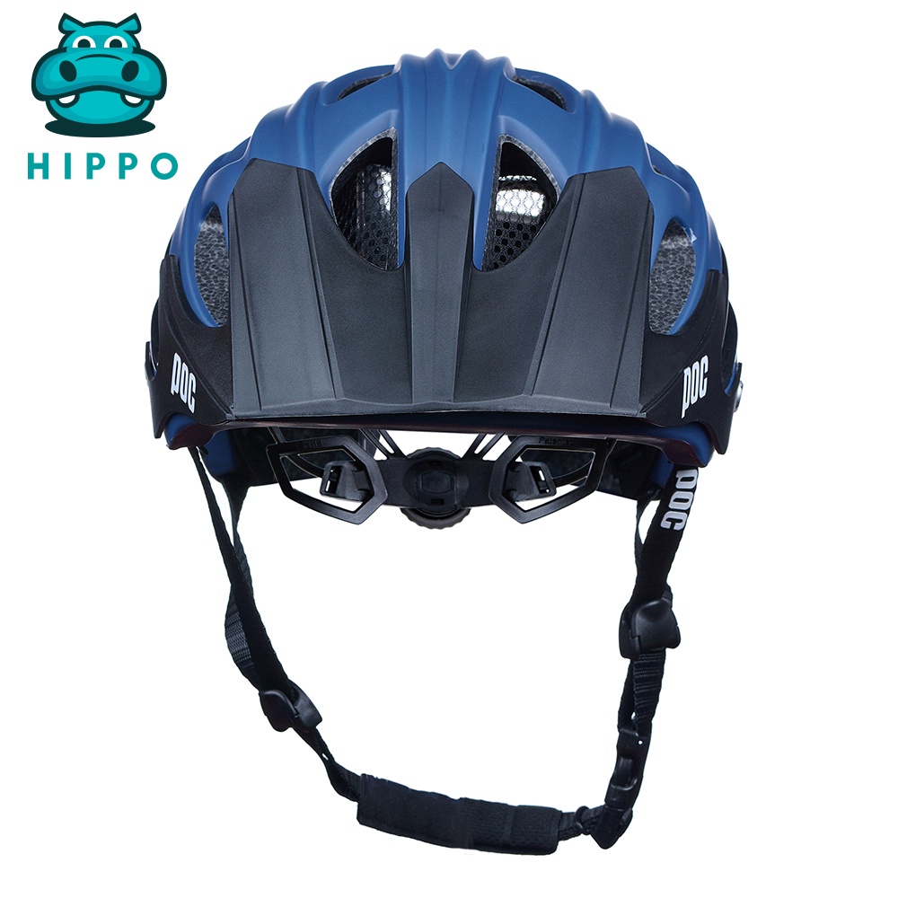 Mũ bảo hiểm xe đạp thể thao chuyên nghiệp Poc 07 siêu nhẹ nhám màu xanh mực  - HIPPO HELMET