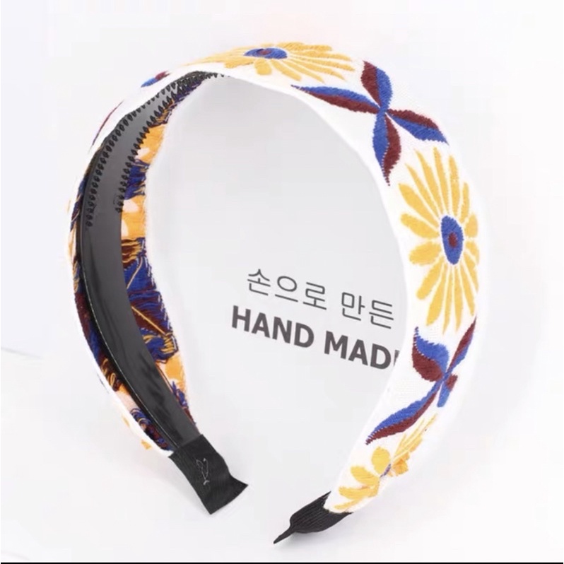 Cài tóc thêu hoa handmade phong cách du mục