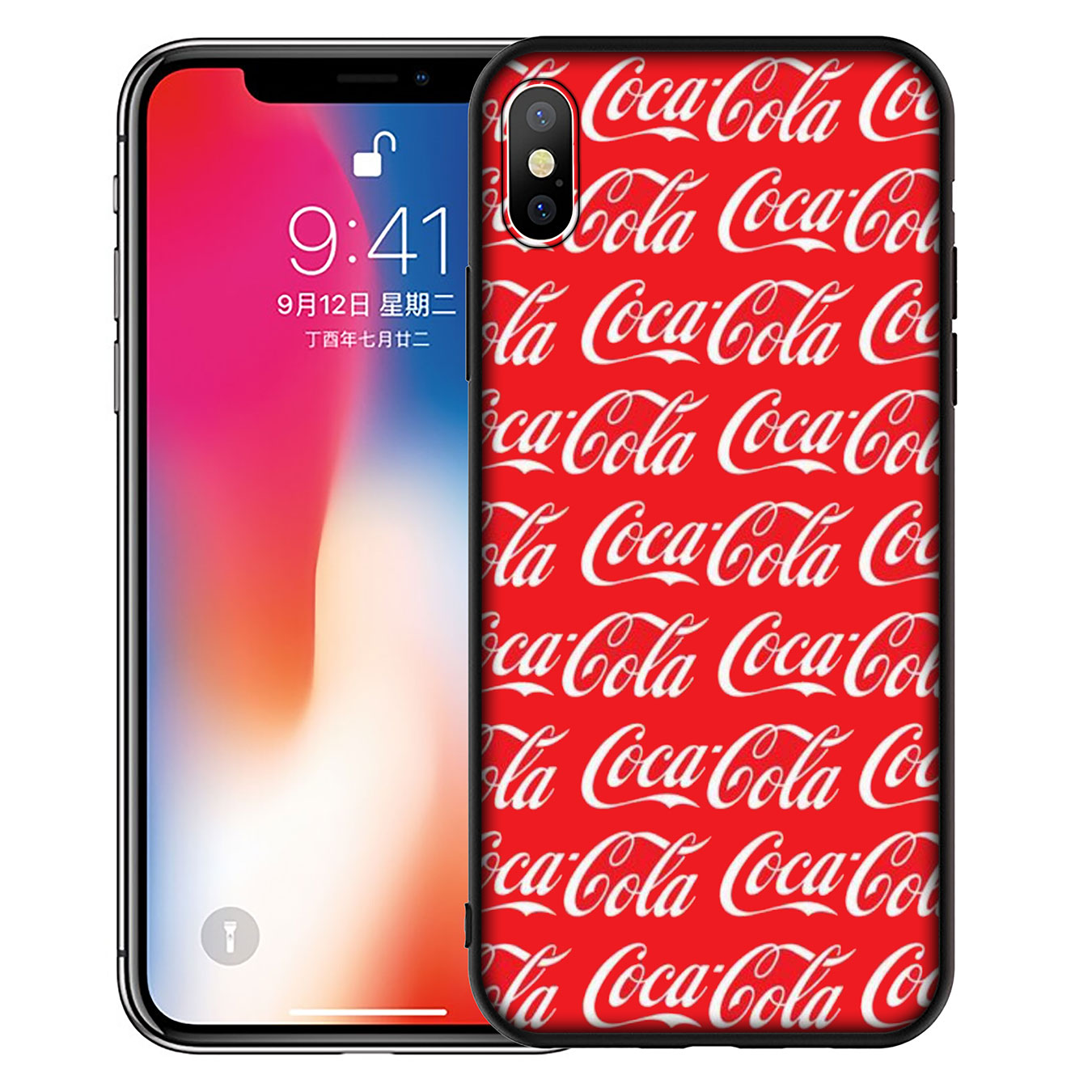 Huawei P30 Pro Lite Y6 Y7 Y9 Prime 2019 2018 Y9Prime Phone Case Soft Silicone Casing B101 Coca Cola Coke logo