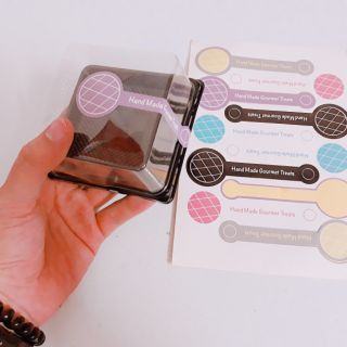 5 hộp vuông đựng 1 bánh 50g-250g