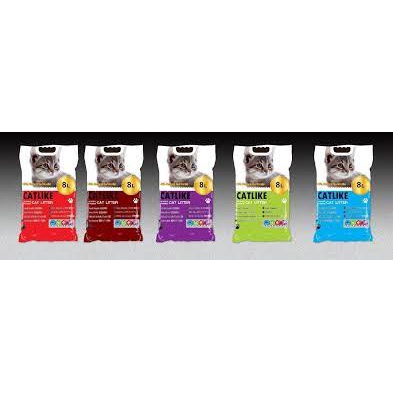 Cát vệ sinh cho mèo CATLIKE/MOONCAT/LUNA/CATBOX/GERRY PET 8L
