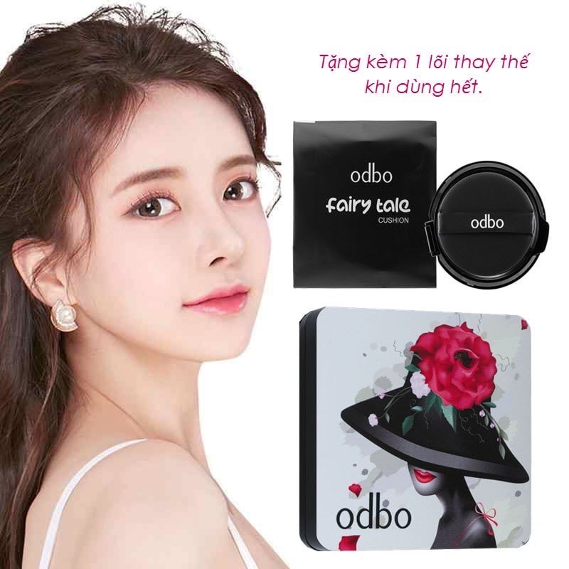 [Odbo] Phấn tươi Odbo Fairy Tale Cushion Thái Lan tặng lõi thay thế