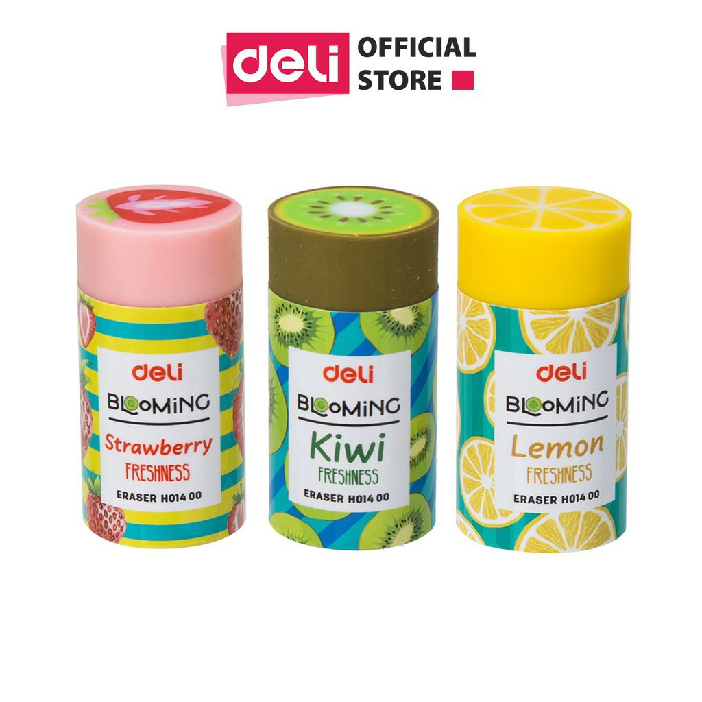 Gôm tẩy bút chì trái cây Deli EH01400 kt 40×22×12mm