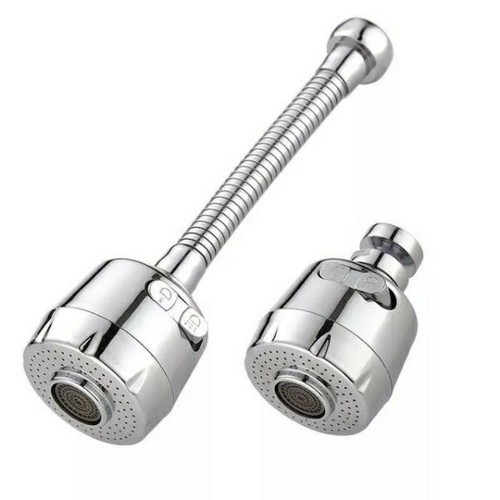 Đầu vòi nước Inox không gỉ tăng áp xoay 360 độ có 2 chế độ bật