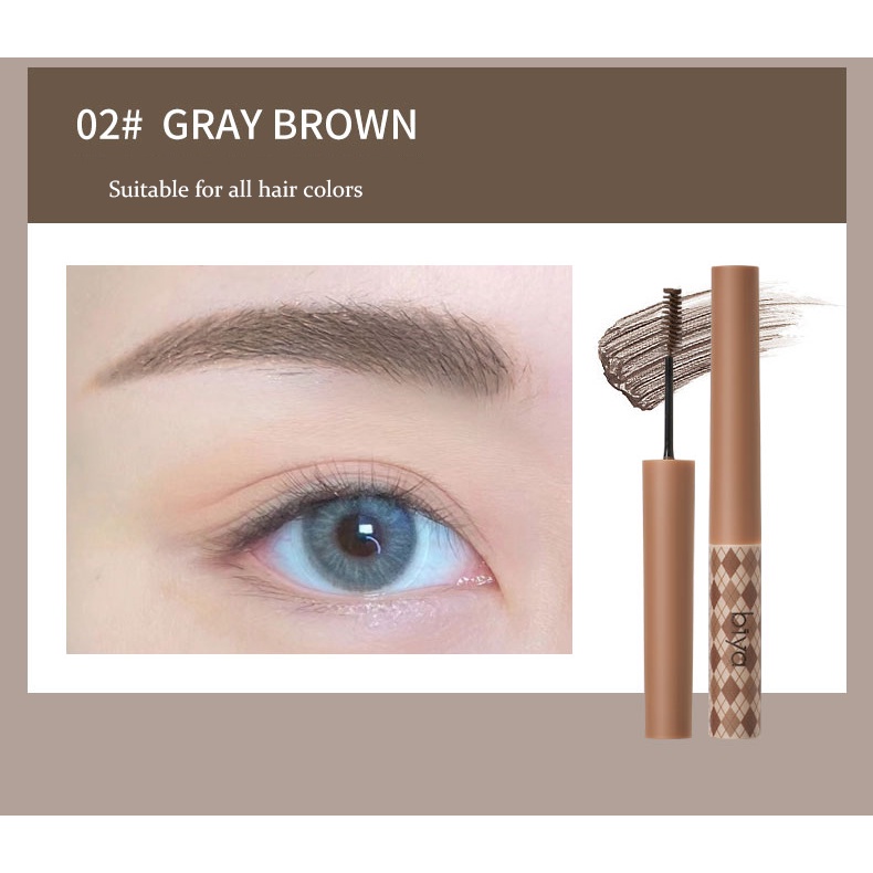 Kem Nhuộm Lông Mày Dạng Lỏng Lâu Trôi Chống Thấm Nước Màu Nâu Tự Nhiên