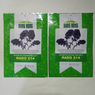 Hạt giống cải kale tím, cải xoăn tím