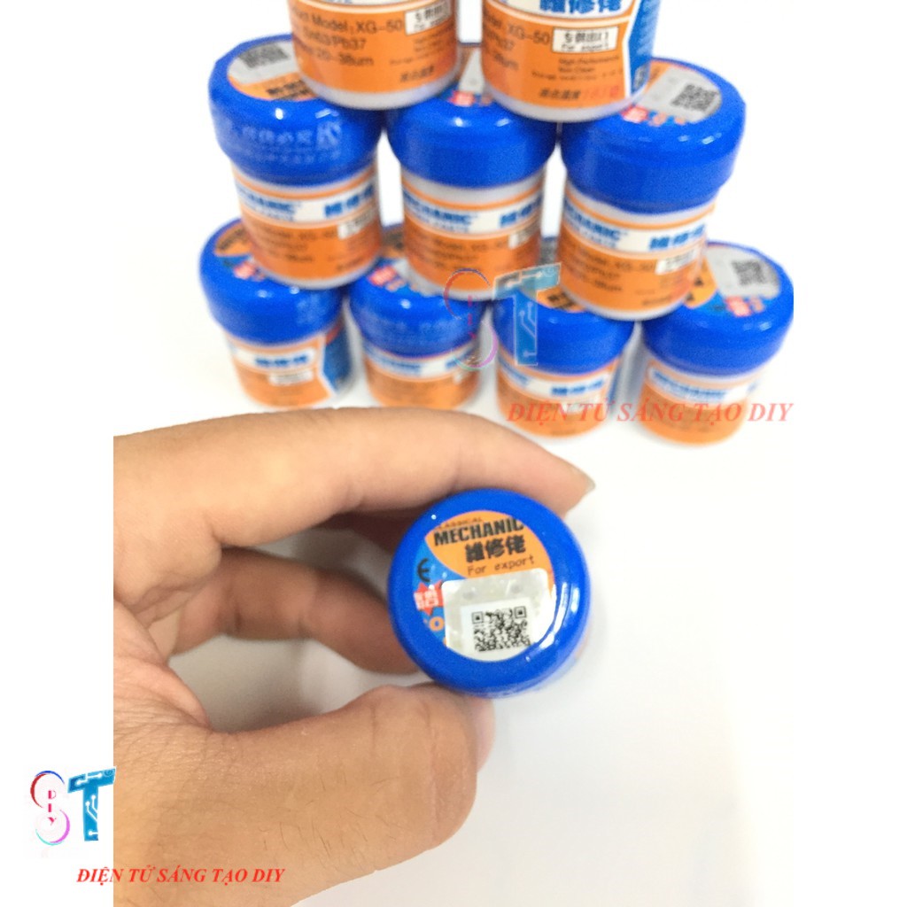 Thiếc Bột, Thiếc Hàn Mechanic Solder Paste XG-50 hộp 35g