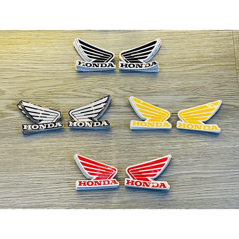 Tem Sticker Cặp Cánh Chim Honda Dán Trang Trí Xe