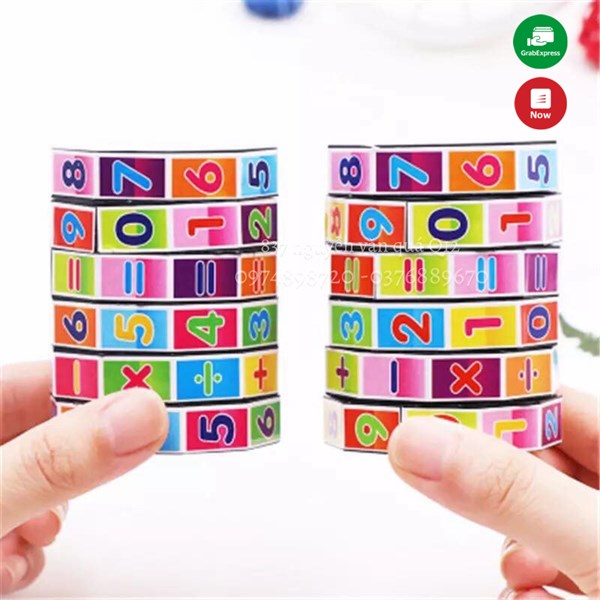 [Sáng tạo] Đồ chơi rubic (rubik) số học tính toán y hình cho bé 559-22