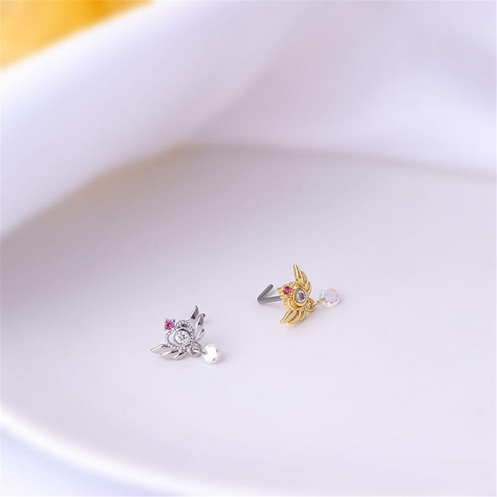 Khuyên Mũi Hình Trái Thông Nhiều Màu Sắc