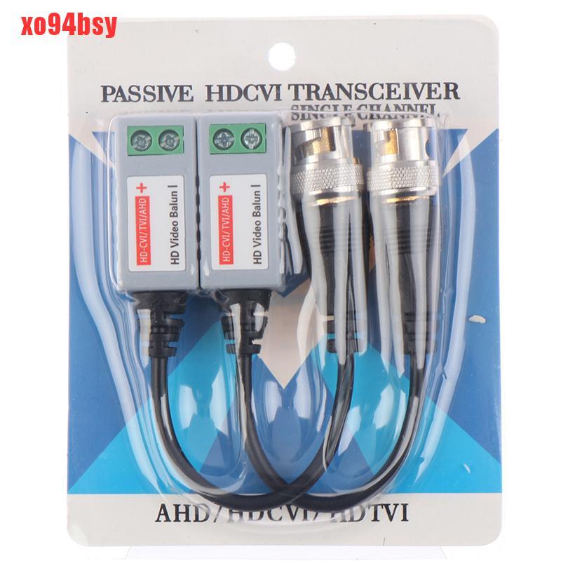 1 Cặp Thiết Bị Truyền Tín Hiệu Hình Ảnh Hd Cctv Via Xoắn Balun Cho Cei / Ahd 0-300m Ws