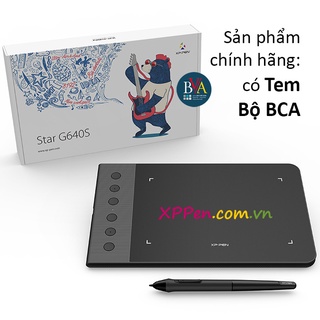 Bảng vẽ đồ họa xp-pen star g640s 6x4 inch, hỗ trợ android, lực nhấn 8192, chính hãng xppen g640 [tem bca & bva)