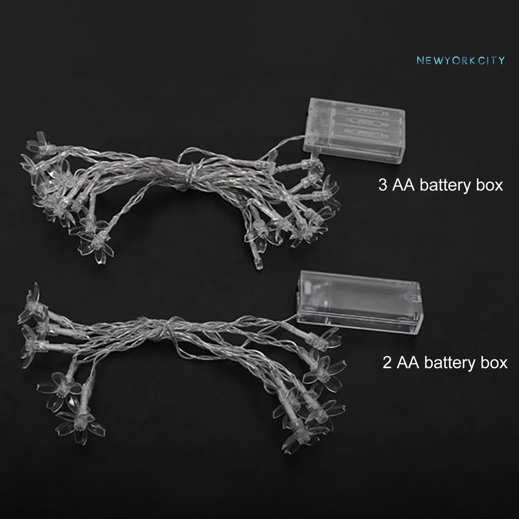 Dây Đèn LED Hình Hoa Anh Đào Nhiều Màu Trang Trí Giáng Sinh