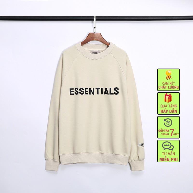 Áo Sweater ESSENTIAL Nam Nữ Unisex,Chất Nỉ dày dặn, Phom thụng Unisex. | BigBuy360 - bigbuy360.vn