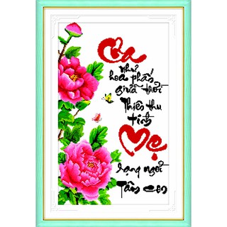 Tranh Thêu Chữ Thập Cha Mẹ 42