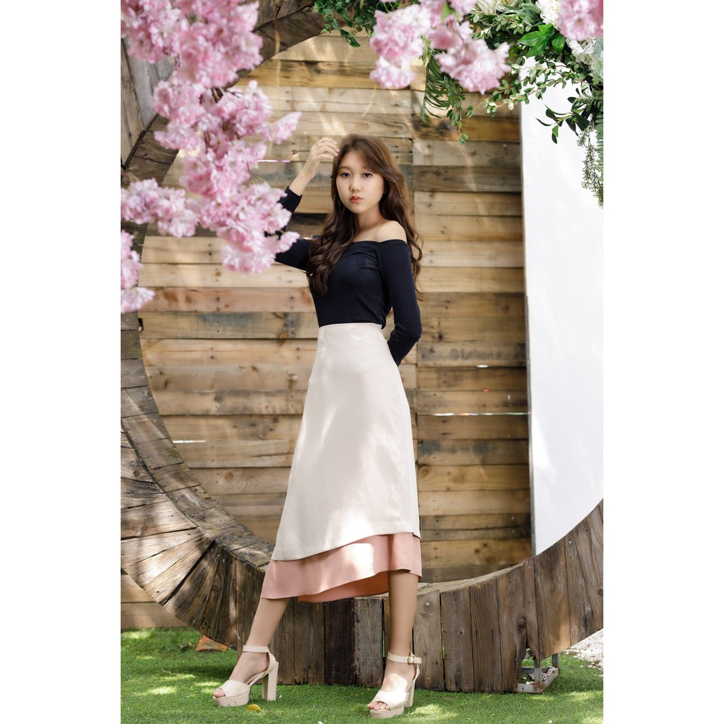 [Mã FAGREEN55 giảm tới 30K đơn 99K] [ESWHA3011] CHÂN VÁY CHỮ A BIẾN KIỂU - esitto | BigBuy360 - bigbuy360.vn