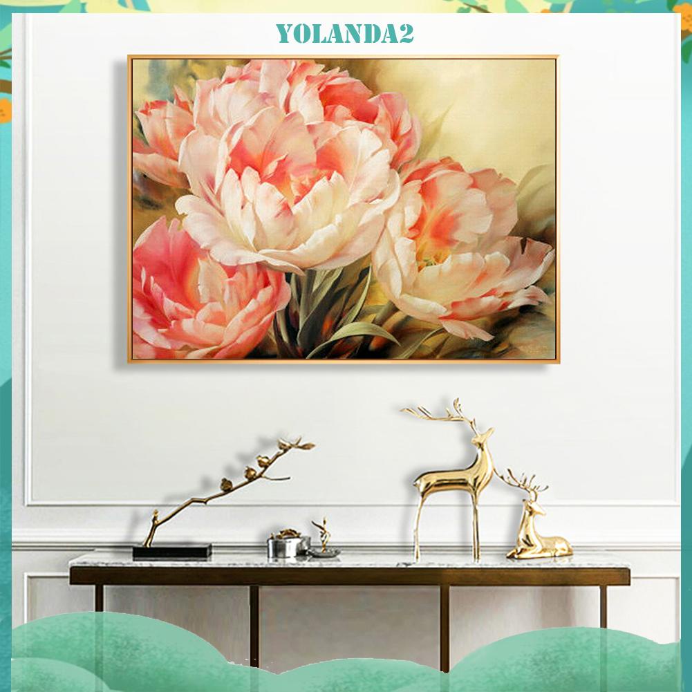 Tranh Thêu Chữ Thập DIY 11CT Hình Hoa Tulip Xinh Xắn