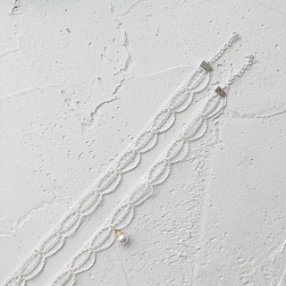 Choker vòng cổ đan hoa