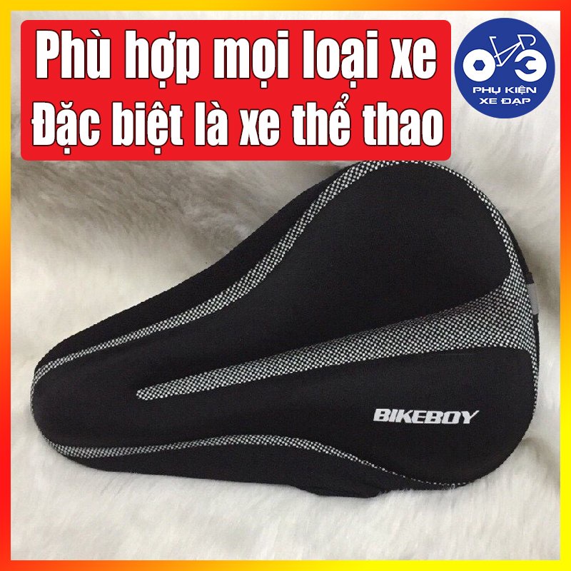 Bọc Yên chất lệu cao su non,Yên Xe Đạp Đệm lót yên xe đạp, leo núi êm ái thoải mái loại mớiBY01