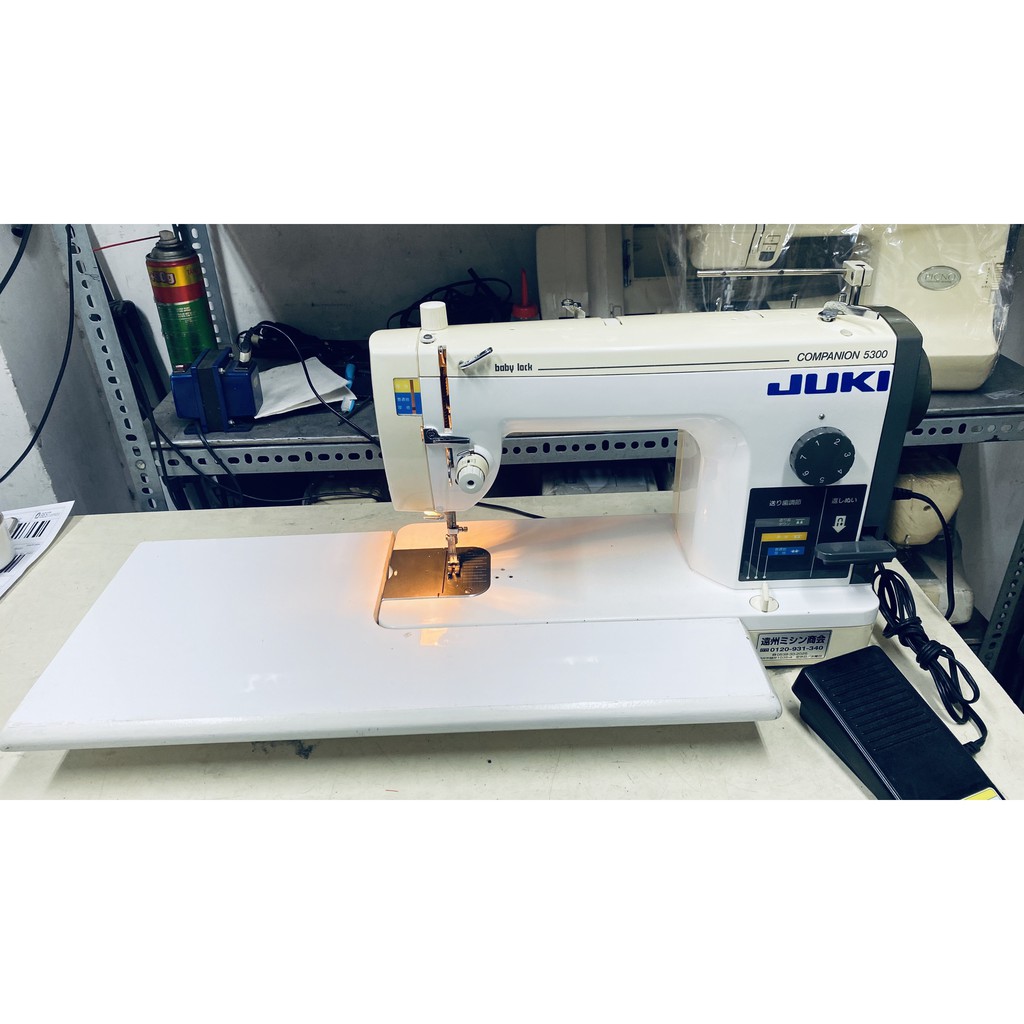 MÁY MAY BÁN CÔNG NGHIỆP JUKI KÈM BÀN MỞ RỘNG