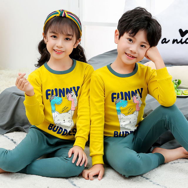 Bộ Đồ Ngủ Pijama In Hình Xe Hơi Hoạt Hình Cho Bé Trai