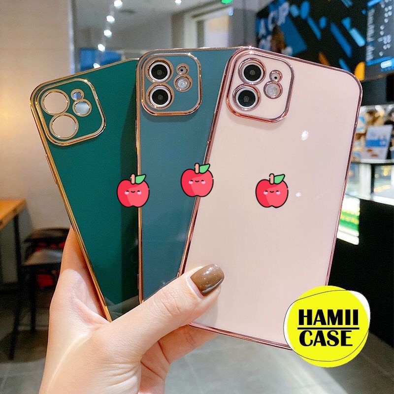 Ốp lưng LOGO TÁO MẠ VÀNG dành cho iphone 5/5s/6/6plus/6s/6splus/7/7plus/8/8plus/x/xs/11/12/13/pro/max/plus/promax