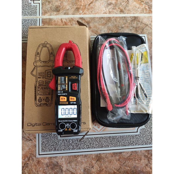 Đồng hồ vạn năng Ampe kìm đo dòng AC, DC mới ra mắt ANENG ST194 cao cấp
