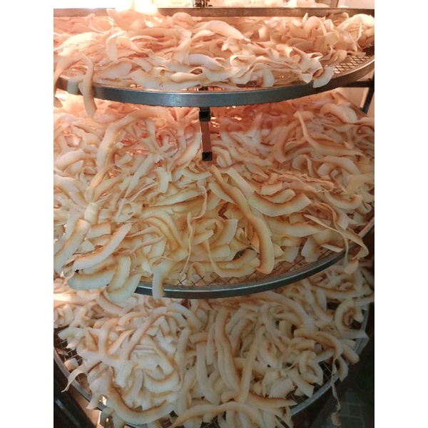 Dừa sấy giòn chuẩn Keto Không đường giảm cân, ăn kiêng,thơm ngon nguyên vị (200g)