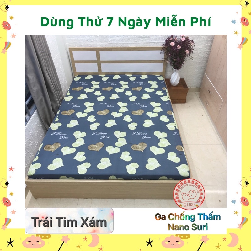 GA CHỐNG THẤM NANO SURI CAO CẤP, mẫu trái tim xám