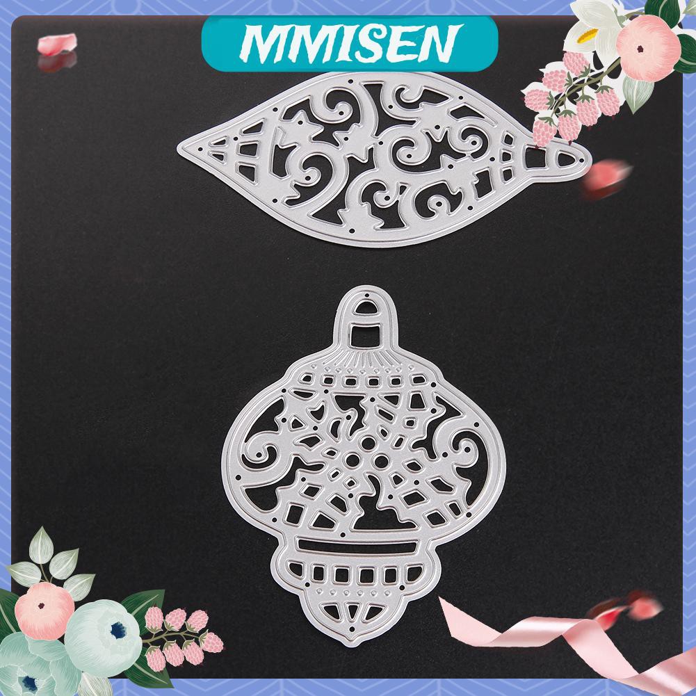 2pcs Conch Lantern Cutting Die Stencil Scrapbook Embossing Folder DIY Craft