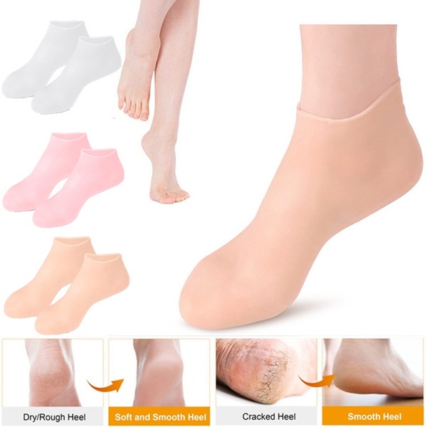 Đôi vớ co giãn chống khô và trẻ hóa cho làn da chân
