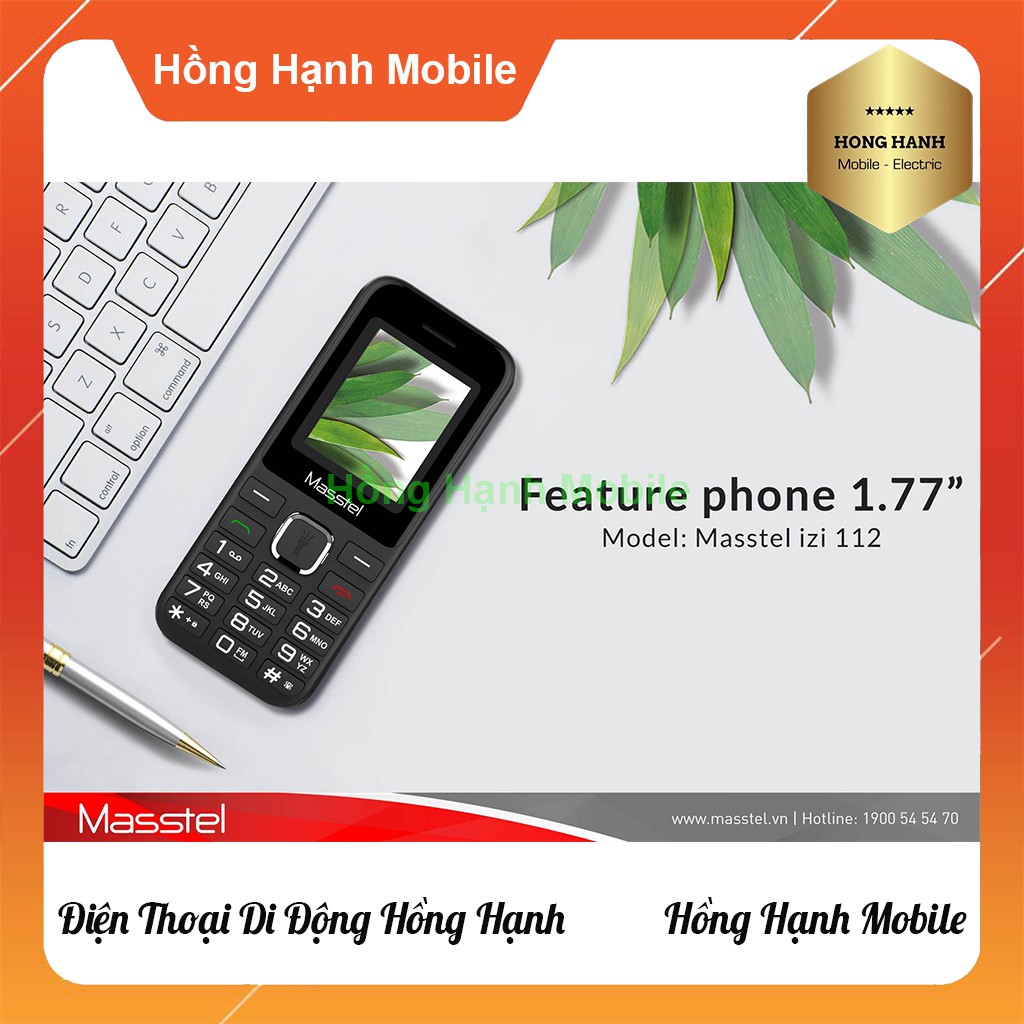 Điện Thoại Masstel iZi 112 - Hàng Chính Hãng - Hồng Hạnh Mobile