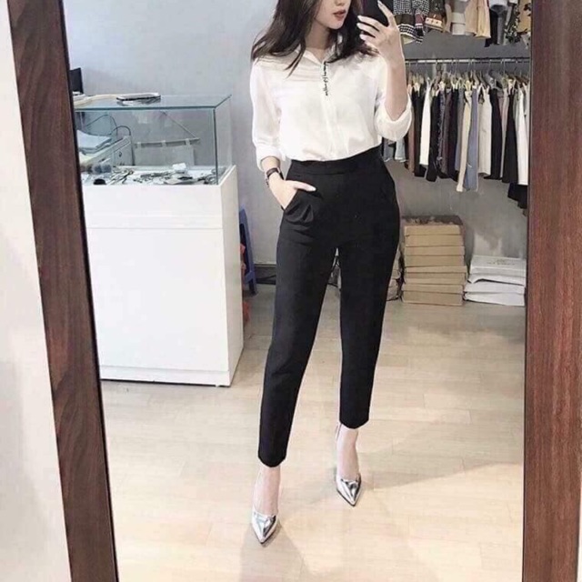 Quần baggy chun lưng