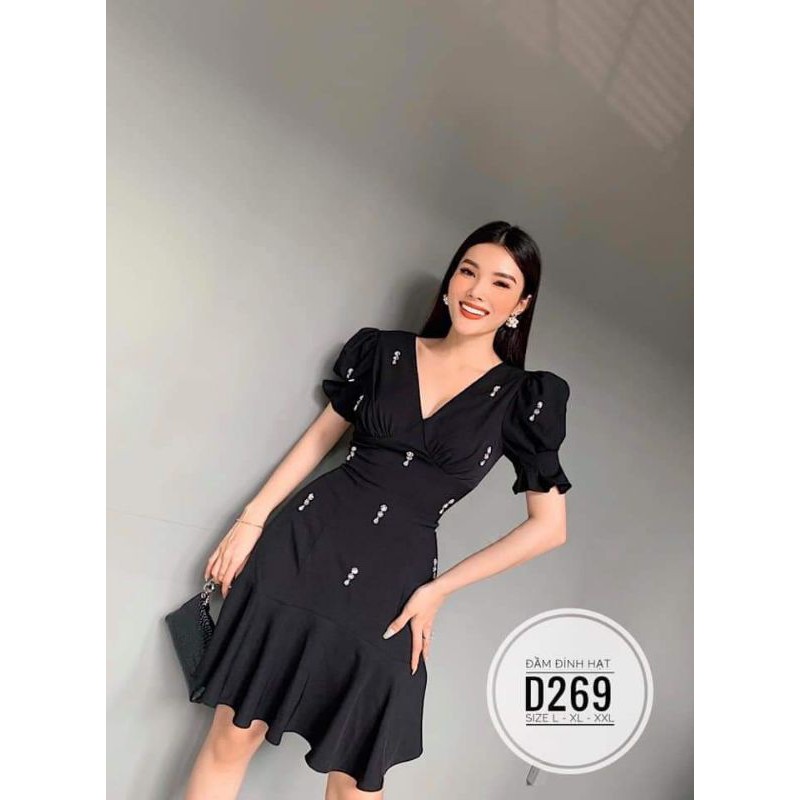 Đầm Đuôi Cá Tay Phồng