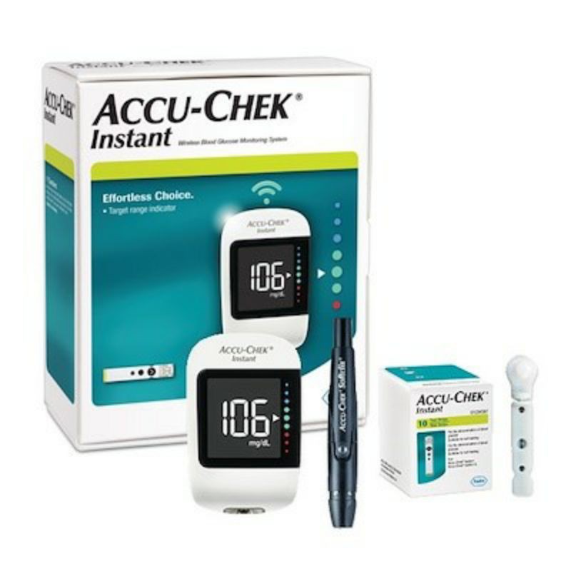 Que thử tiểu đường Accucheck instant date xa