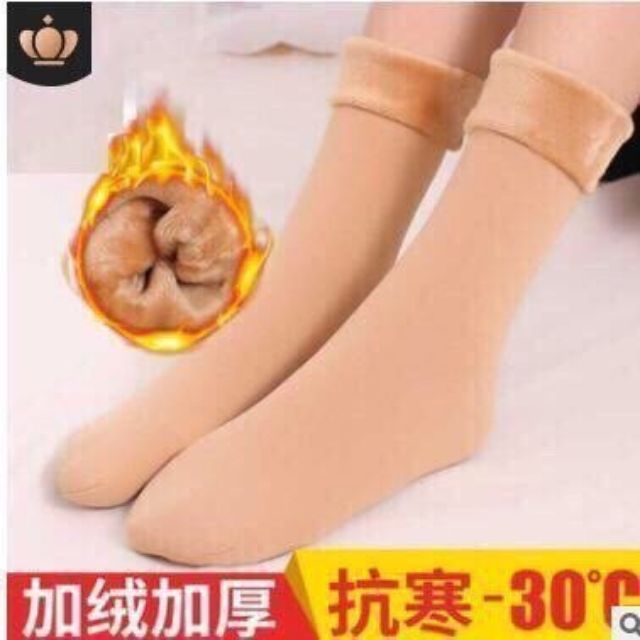 Tất lót lông nữ ấm áp hot hit