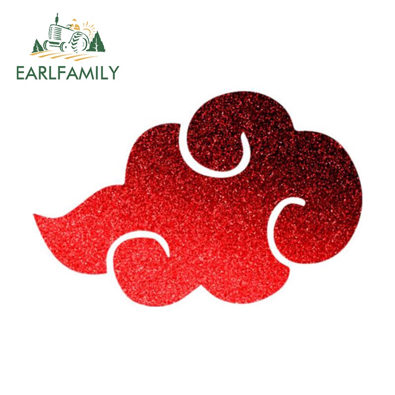 Đề Can Dán Trang Trí Xe Hơi / Mô Tô Hình naruto / akatsuki Chống Thấm Nước Kích Thước 13Cmx8.6Cm