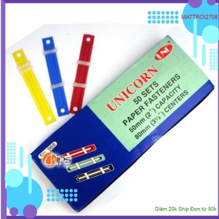 [Giá Hủy Diệt] Nẹp khóa Acco Nhựa 50set
