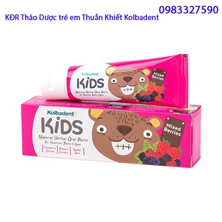 Kem đánh răng trẻ em kolbadent hương dâu 50g
