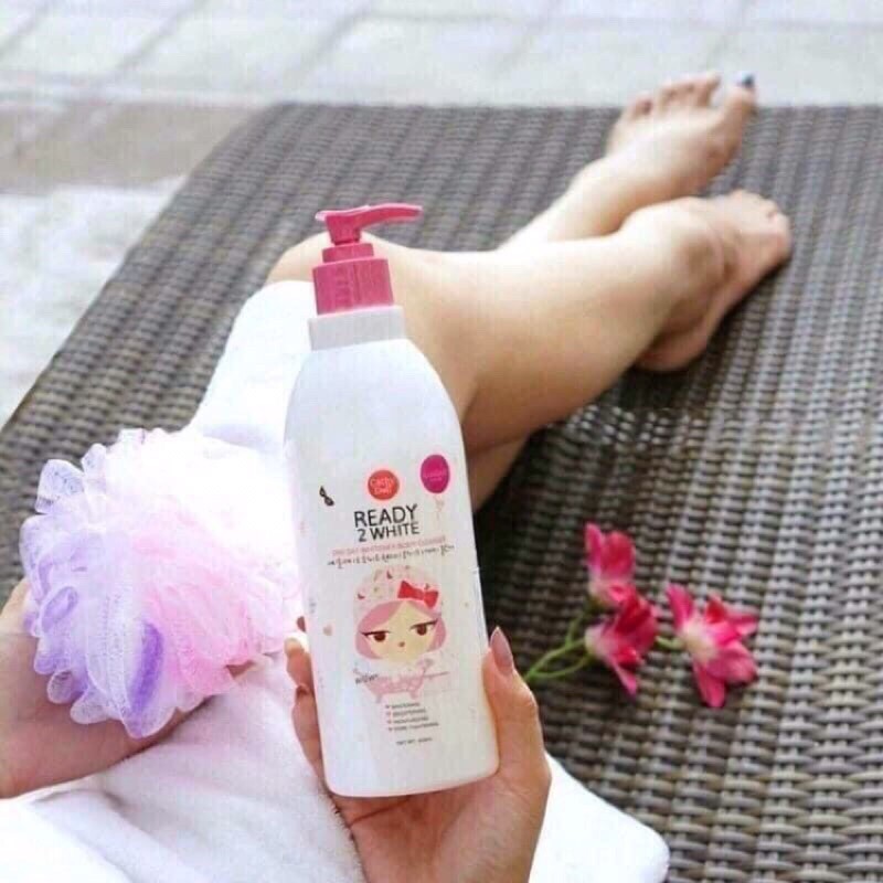 Sữa Tắm Trắng Da - Ready 2 White One Day Whitener Body Cleanser 450ml