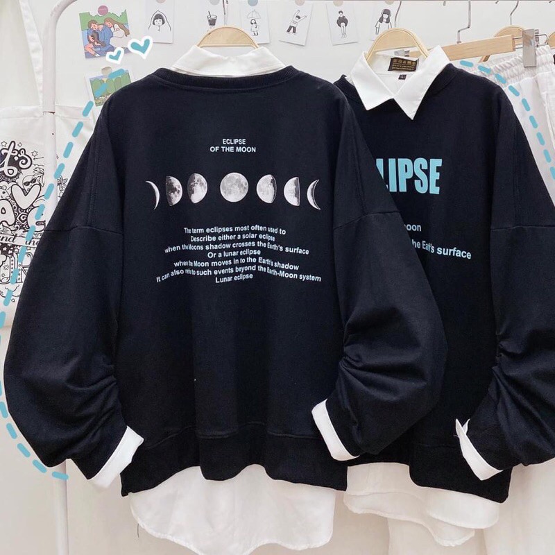 Áo Sweater Nỉ ECLIPSE Unisex | BigBuy360 - bigbuy360.vn