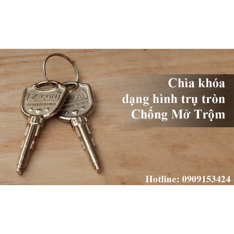 Ổ Khóa Dĩa Chống Trộm Xe Máy Z-CON Chính Hãng