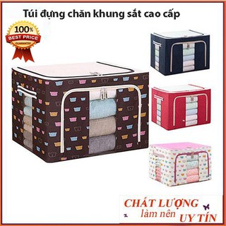 [TẶNG BÌNH GIỮ NHIỆT KHI MUA TỪ 2 TÚI]Túi Đựng Chăn, Quần Áo  Khung Sắt💥CAO CẤP💥Chống Thấm