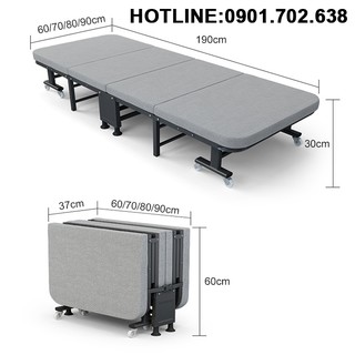 Giường văn phòng thông minh xếp gọn - tiện lợi dễ dàng vận chuyển  HOT 2021