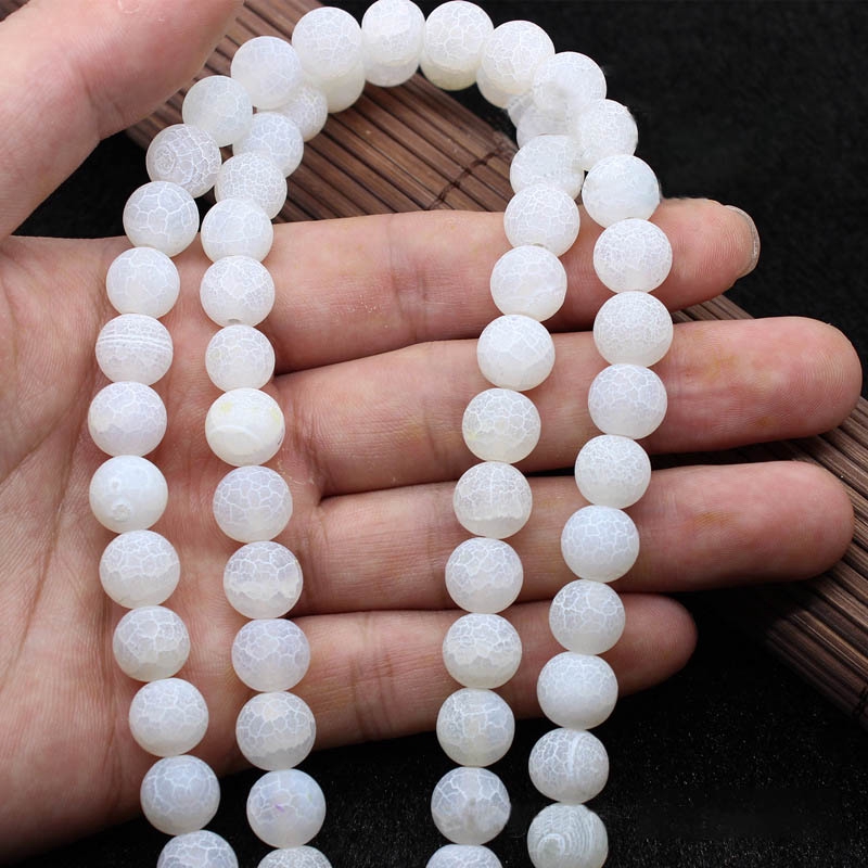 Chuỗi hạt đá St.kunkka kích thước 4/ 6/ 8/ 10/ 12mm dùng làm đồ trang sức tùy chọn màu sắc